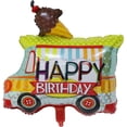 thumbnail image 1 of Globo de película de aluminio para transporte, camión de bomberos, camión de ingeniería, avión, decoración de fiesta de cumpleaños para niño, globo de coche, 1 of 5