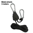 thumbnail image 1 of 1/8" Lamp Hanging Rope Lifting Rope Pulley Buckle Adjuster Camping Tent Rope G, 1 of 9