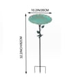 thumbnail image 3 of sruoe Bird Feeder Outdoor, Ground Feeders，Feeding and Watering Spots for Birds, Bird Bath Feeder - Outdoor Hummingbird Water Station, Open Platform Bird Feeders for Outside Garden Patio Yard Deck, 3 of 5