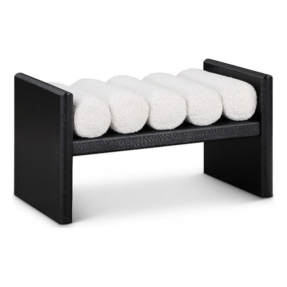 Meridian Furniture Waverly Cream Bench