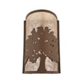thumbnail image 3 of Meyda Tiffany 118535 7.75" W Oak Tree Wall Sconce - Silver, 3 of 6