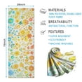 thumbnail image 2 of Light Pioneer Flower Pattern Hot Yoga Mat Towel Non Slip for Hot Yoga - Quick-Drying Yoga Mat Cover with 4 Corner Pockets with Travel Bag - Hot Yoga Towel Non Slip Grip Moisture Wicking Sweat 70"x26", 2 of 6