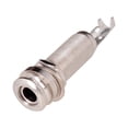 thumbnail image 1 of Lock Socket Guitar Socket Musical Instruments 1 4 Jacks High Sensitivity Strap Lock Socket Guitars Basses Parts Silver, 1 of 10