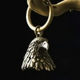 thumbnail image 4 of OIUR Handcrafted Eagle Bell Metal Eagle Head Motorcycle Bell Hanging Eagle Bell for Motorcycle Keychain or Backpack Decoration, 4 of 7