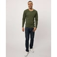 thumbnail image 5 of Real Essentials 3 Pack: Men's Cotton Long Sleeve Crew Neck T-Shirt with Pocket - Soft Work Casual Jersey Tees (Big & Tall), 5 of 7