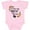 AD-Pink, variant on I Love My Nicu Nurses with Baby Footprints and Flowers Boys or Girls Baby Bodysuit