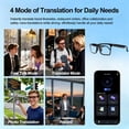 thumbnail image 4 of Gafas de traducción Bluetooth inalámbricas inteligentes MNVOEQ AI, 4 of 9