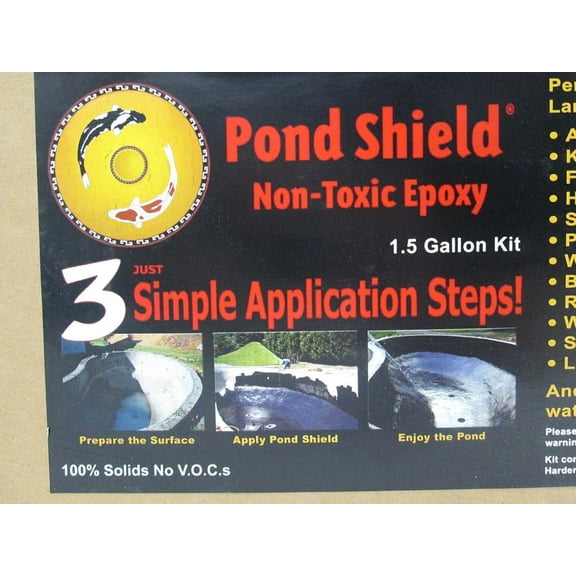 Pond Shield Epoxy 1-1/2 Quart Kit - Gray