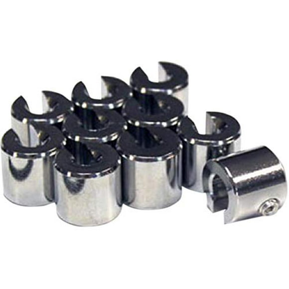No-Mar Poids de la Roue de Rayon 1/2 oz. Laiton Chromé (10 pack)