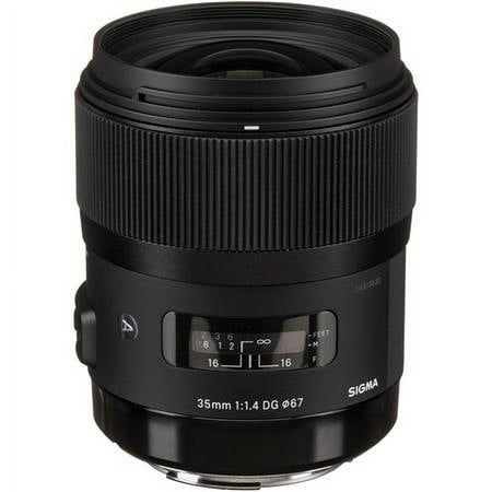 Sigma - 35mm f/1.4 DG HSM Art Standard Lens for Canon - Black