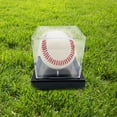 thumbnail image 1 of Caja de béisbol de acrílico transparente caja de almacenamiento de soporte de béisbol, caja de almacenamiento de acrílico de escaparate, protección de Eje de pedalier negro, 1 of 8