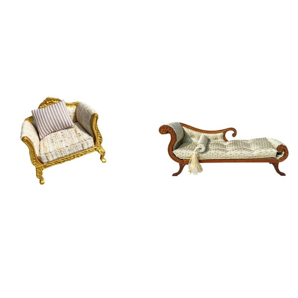 Modelo De Sofá De Madera En Miniatura Para Casa De Muñecas 1/12, Muebles De Bricolaje, Juguete De Simulación, Banco, Silla, Accesorios Para Fotos, Escena De Manualidades Para Habitación En