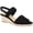 Black  Super Suede, variant on Womens Mariella Woven Faux Suede Espadrilles