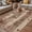 Brown Red, variant on Texas Star Country Outdoor Rug for Patio/Deck/Porch, Non-Slip Large Area Rug 6 x 9 Ft, Blue Farmhouse Branches Indoor Outdoor Rugs Washable Area Rugs, Reversible Camping Rug Carpet Runner