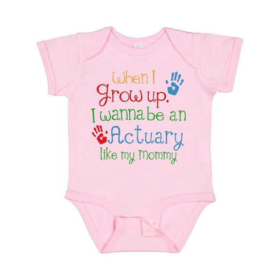 Inktastic Actuary Like Mommy Boys or Girls Baby Bodysuit