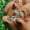 14K Yellow Gold Vermeil, variant on 0.25Ct Green Emerald and White Diamond Open Ring Enhancer- Leaf Ring Guard in 925 Sterling Silver