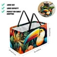 thumbnail image 2 of Toucan Large Capacity Reusable Foldable Beach Bag | Oxford Cloth Beach Bag, Laundry Organizer, and Decorative Box, 2 of 7