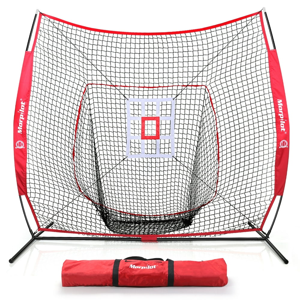 Morpilot Baseball/Softball Bundle | 7x7 Hitting Net | Strike Zone ...