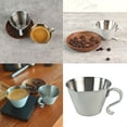 thumbnail image 2 of RUISINERY Milk Frothing Pitcher 100ML Coffee Frothing Cup Stainless Steel Texture Suitable for Latte Art and Coffee Enthusiasts, 2 of 6