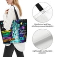 thumbnail image 3 of Naloa New York City Tote Bag for Women Large Capacity Shoulder Bag for College Work Travel Shopping, 3 of 8