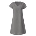 thumbnail image 3 of Robe Décontractée en Coton Style Été pour Femmes, 3 of 6