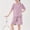 Purple, variant on Eltusu Girls Athletic Outfit Sets, Short Sleeve Crew Neck Casual Activewear T-Shirts and Shorts Sets Pink Size 7-8 T