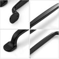 thumbnail image 3 of Furniware 10 Pack Matt Black Kitchen Cupboard Handles, Cabinet Hardware Drawer Appliance Pulls, Kitchen Cabinet Drawer Wardrobe Door Handles,Brass- 3 Inch(96mm) Hole Center, 3 of 8
