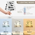 thumbnail image 3 of Ryvnso LED Bedside Table Lamp Silhouette Doodle Dogs Bedroom Desk Lamps Nightstand Lampshade M, 3 of 7