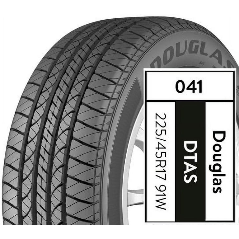 Douglas Touring A/S 225/45R17 91W All-Season Tire 
