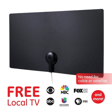 UPC 030878336789 product image for GE Ultra Edge Indoor Amplified TV Antenna  50-mile Range  VHF UHF 1080P 4K  3367 | upcitemdb.com