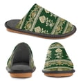 thumbnail image 4 of IAUYY Memory Foam House Slippers Suitable for Both Men and Women. Comfortable, Anti-Slip Plush Flat-Bottomed Slippers The Best Holiday Gift Border Design with Floral Motifs, 4 of 9