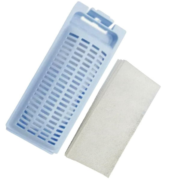 Filtro de pelusas para lavadora, recogedor de pelusas flotante, limpieza Premium, práctica depilación, bolsa de malla filtrante flotante A con filtro de algodón
