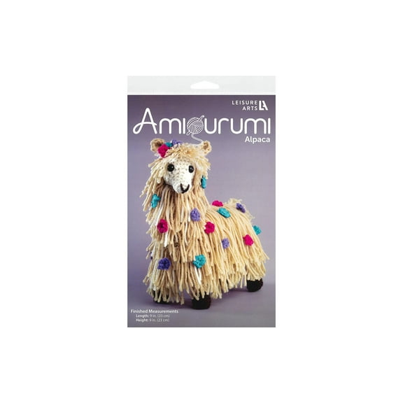 Leisure Arts Amigurumi Alpaca Pattern – Cute Amigurumi Crochet Pattern for Beginners with Step-by-Step Instructions for a Fun DIY Animal Crochet Project