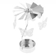 thumbnail image 4 of jifeng Christmas Decor Rotating Candle Tea Light Holder Candlestick Butterfly, 4 of 7