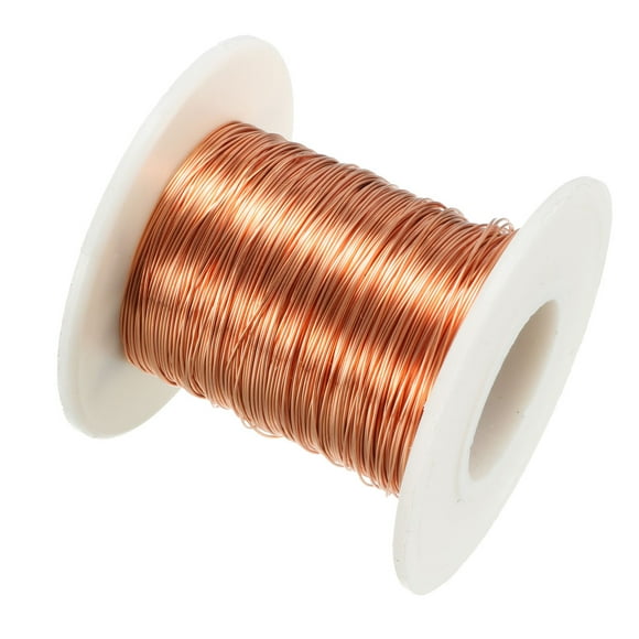 Unique Bargains 0.33mm Dia Magnet Wire Enameled Copper Wire Winding Coil 164' Length