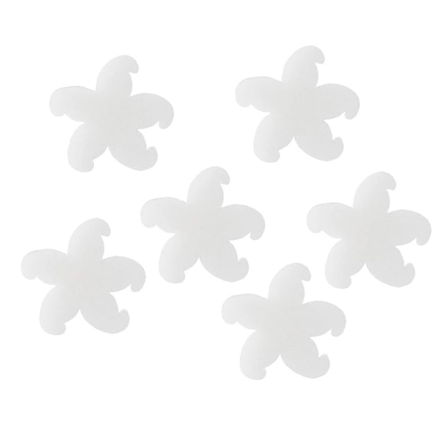 EeaseMX 10 esponjas filtrantes con forma de flor que absorben aceite, de alta eficiencia, multiusos, de algodón para cosméticos de piscina (blancas)