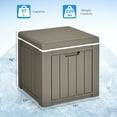 thumbnail image 5 of Spaco 10 4-in-1 Gallon Storage Cooler for Picnic and Outdoor Activities-Brown, Quart Portable Freezer Electric Cooler Car Refrigerator, 5 of 7
