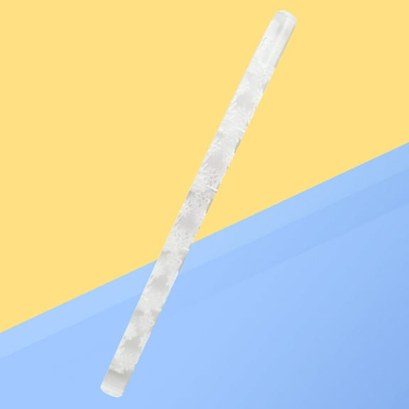 AURARMLET Decorative Rolling Pin White Acrylic Cake Baking Tool for Valentines 1Pcs