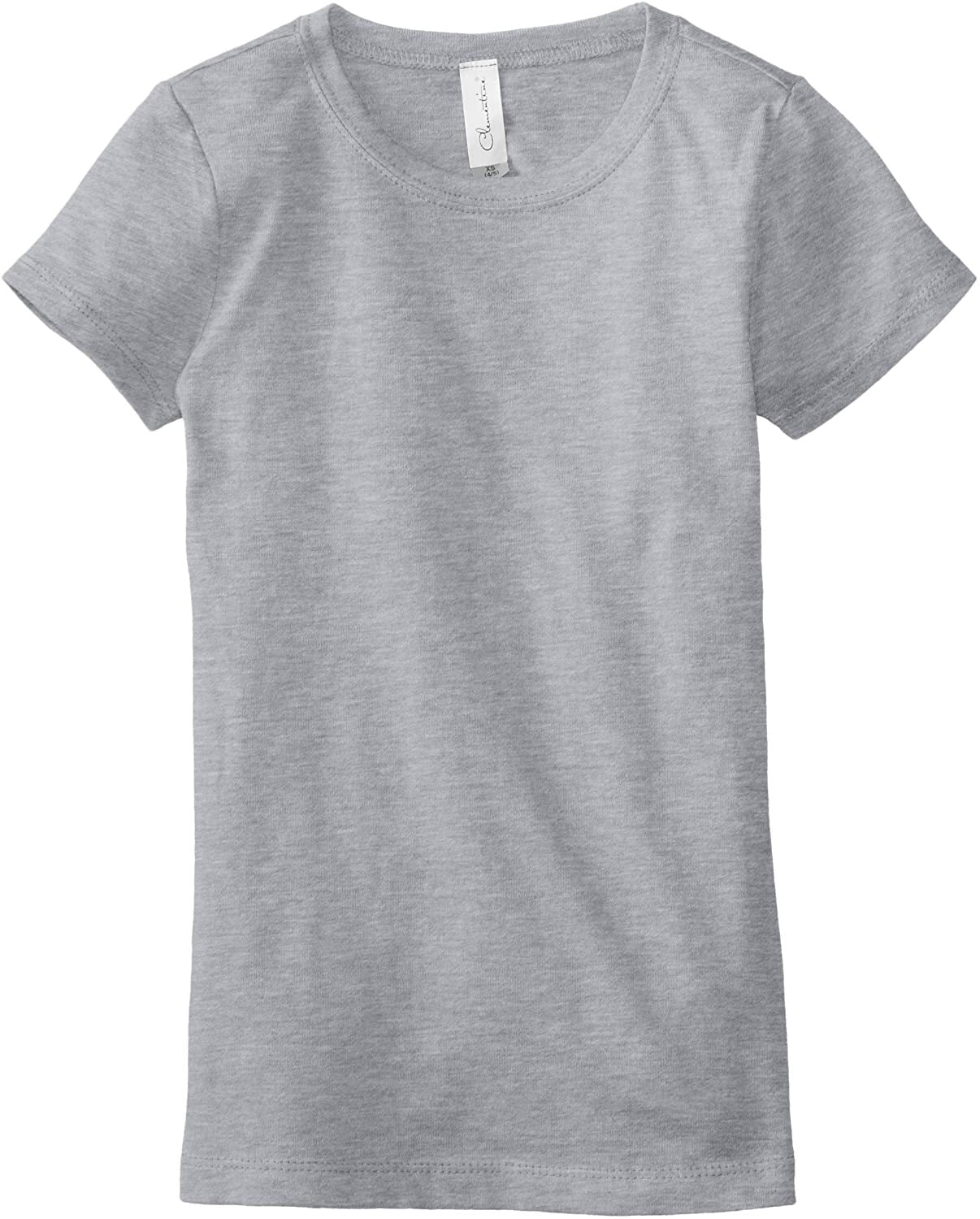 Clementine Apparel Big Girls' Three-Pack Everyday Crew Neck T-Shirts 3-Pack, Sizes 4-16