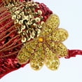 thumbnail image 4 of De Danza De Vientre Con Lentejelas Borlas De Tops Traje De Cantante Baile Latino Accesorios De Disfraces rojo Sunnimix Sujetador para danza del vientre, 4 of 8