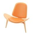 thumbnail image 2 of 3x 1/6 Silla De Concha De Muebles En Miniatura Silla De Concha De Simulación Para Muebles CUTICAT  Sillas de cáscara de simulación, 2 of 8