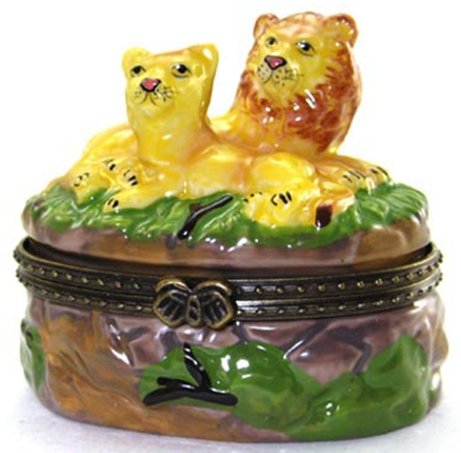 Collectibles Sting of the Scorpion Porcelain Hinged Trinket Box phb