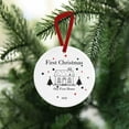 thumbnail image 1 of Christmas Decorations New Home 2023, First Christmas In Our New Home Bauble, Housewarming Gift, New Home Gift, First Home Christmas Decoration, 1st Xmas, Holiday Christmas Tree, 1 of 4