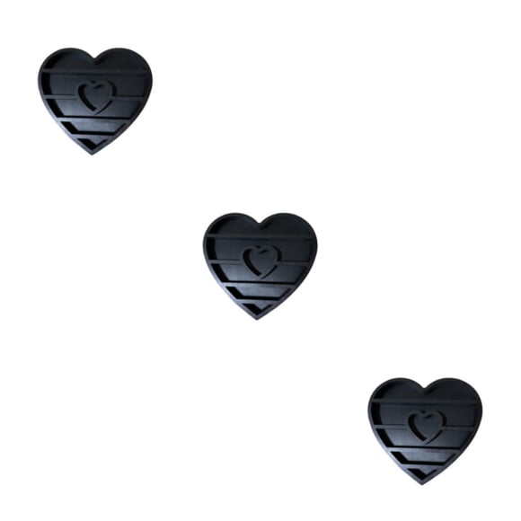 Toystoory Estante de almacenamiento elegante negro para mantener el hogar ordenado y organizado estante de exhibición de corazón Type1 NO1
