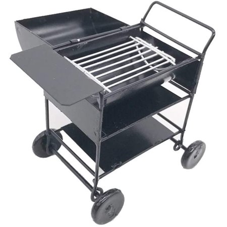 Odoria Miniature BBQ Grill For Dollhouse - 1/12 Scale Tiny Outdoor Accessories