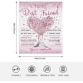 thumbnail image 2 of Christian Gifts Blanket of Women Men, Bible Gifts Blanket, Inspirational Religious Birthday Gifts Blanket, Baptism Confirmation Gifts Blanket, Catholic Spiritual Gifts Blanket, 50"x60", 2 of 5
