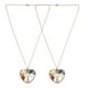 thumbnail image 1 of 2 piezas de collares de piedra natural joyas colgantes creativas para mujeres niñas, 1 of 6