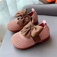 thumbnail image 4 of Lovebay Infant Baby Girls Shoes Non-Slip Bowknot Princess Dress Mary Jane Flats Toddler First Walker Baby Sneaker Shoes Pink, 4 of 7
