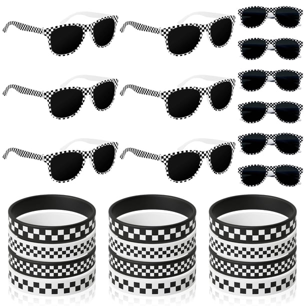 Set Party Favors de gafas de sol para coches de carreras, 24 unidades