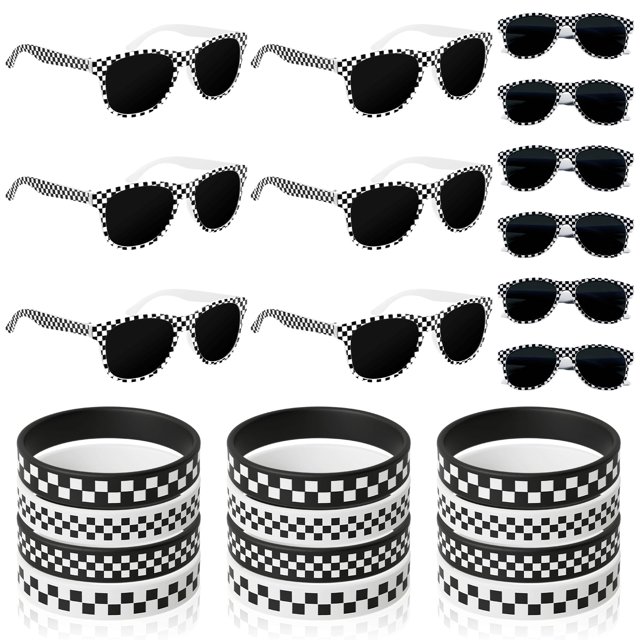 Set Party Favors de gafas de sol para coches de carreras, 24 unidades